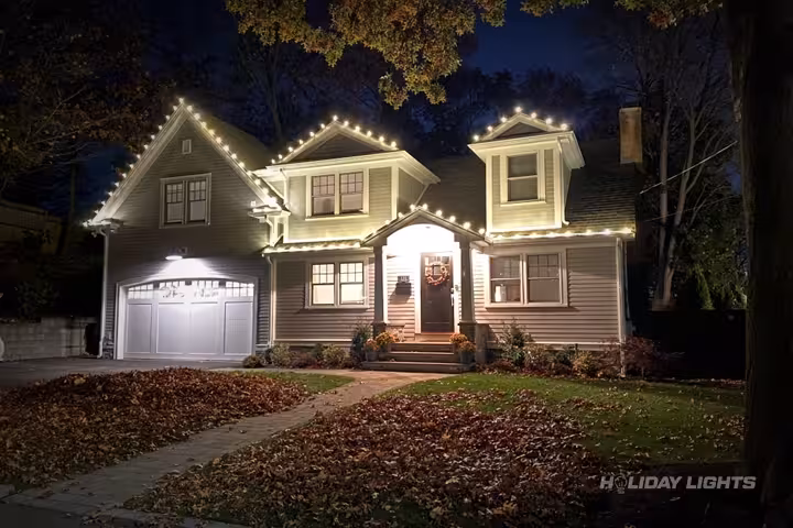 Christmas Lights Residential Installation Hanover — Massachusetts
