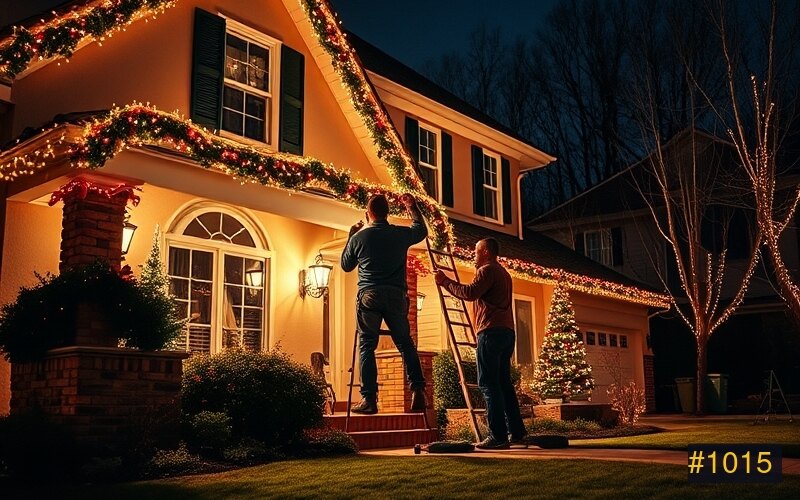 Christmas Light Installation